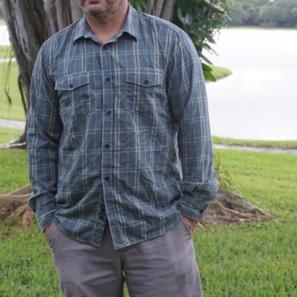 Hurley L Long Sleeve Men’s Button Down